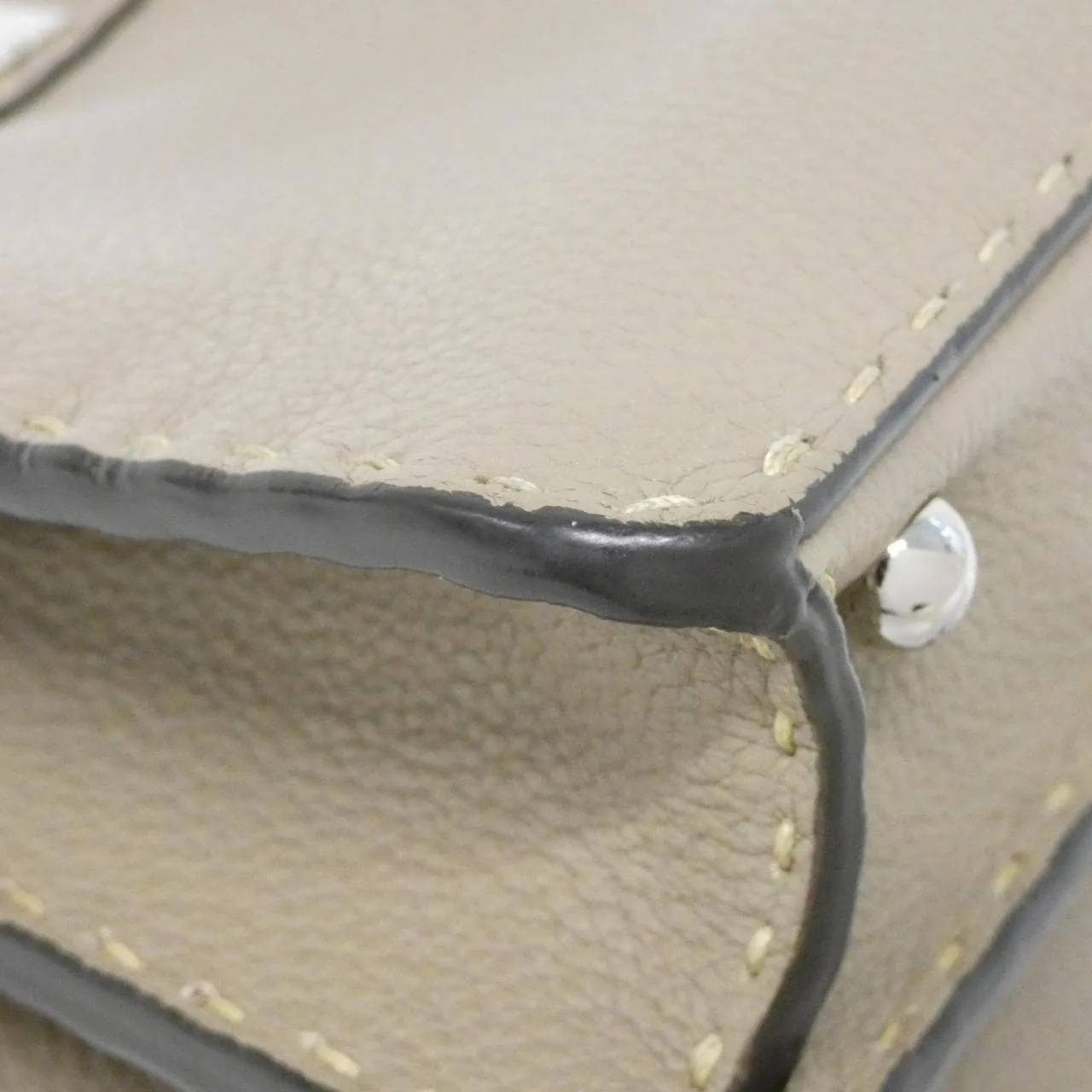 FENDI Peekaboo 8BN327 ADYL Handbag 黑色 中古品A - 縮圖 2