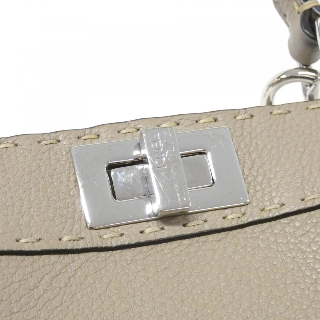 FENDI Peekaboo 8BN327 ADYL Handbag 黑色 中古品A - 縮圖 3