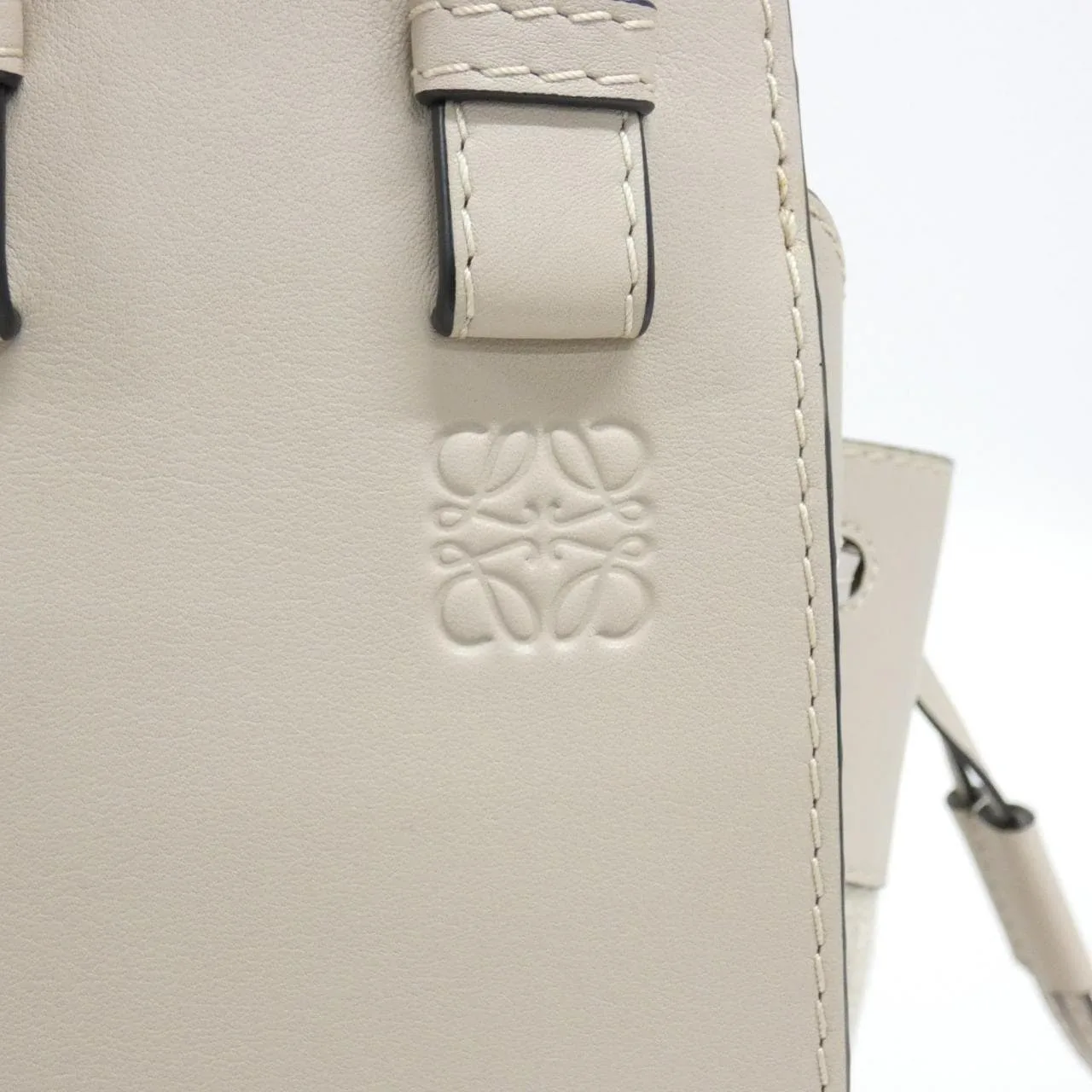 LOEWE Hammock 314 39 Z95 Shoulder Canvas Black Canvas - Thumbnail 6