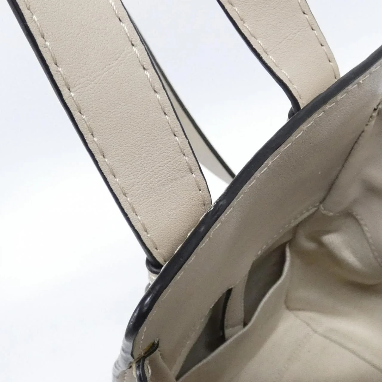 LOEWE Hammock 314 39 Z95 Shoulder Canvas Black Canvas - Thumbnail 7