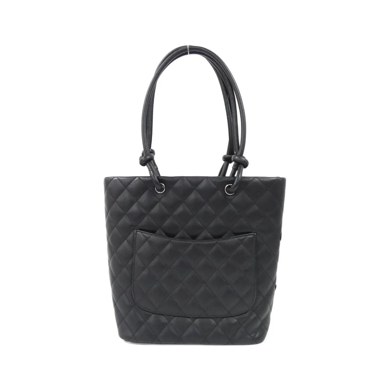 CHANEL Cambon 25167 Handbag Patent Leather 2