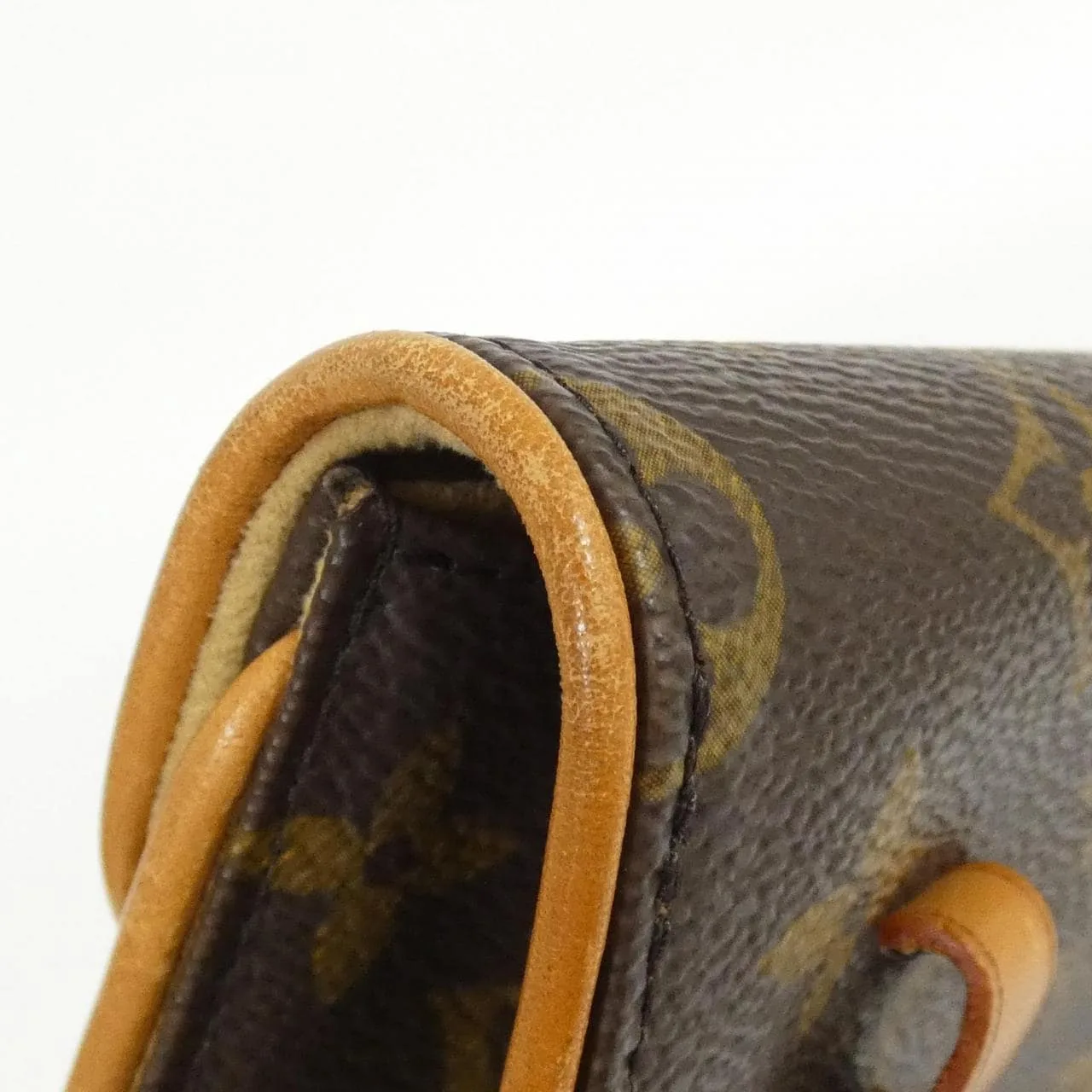 LOUIS VUITTON Pochette M51855+M67303 Belt Monogram 4