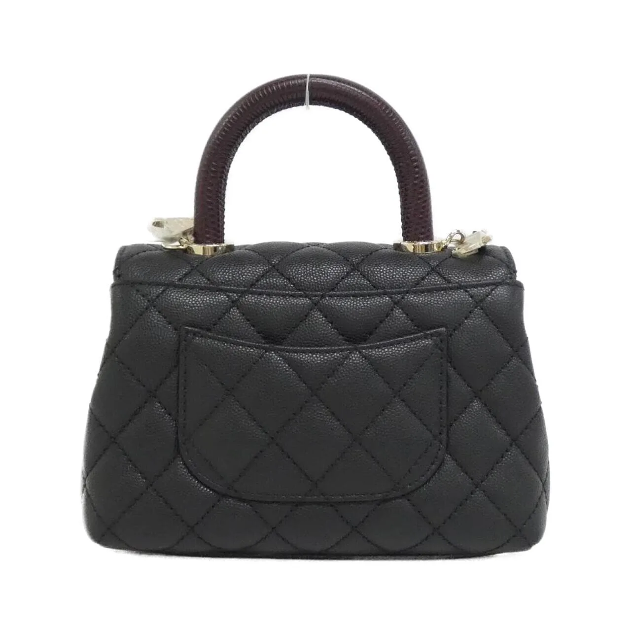 CHANEL Coco Handle AS2215 手提包 荔枝紋牛皮 2