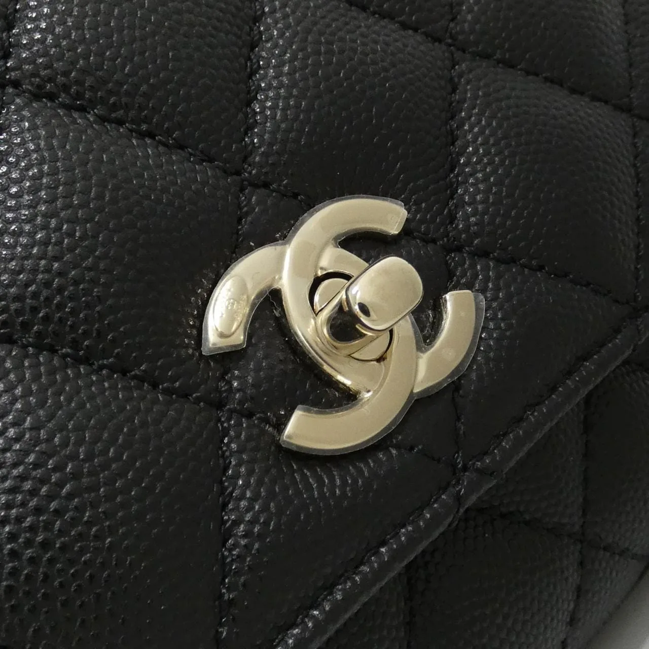 CHANEL Coco Handle AS2215 手提包 荔枝紋牛皮 4