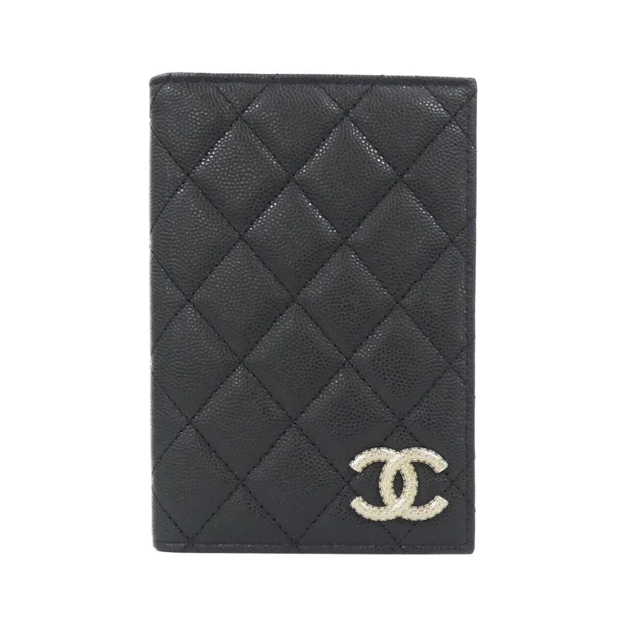 CHANEL AP4718 Passport Case Grained Calfskin