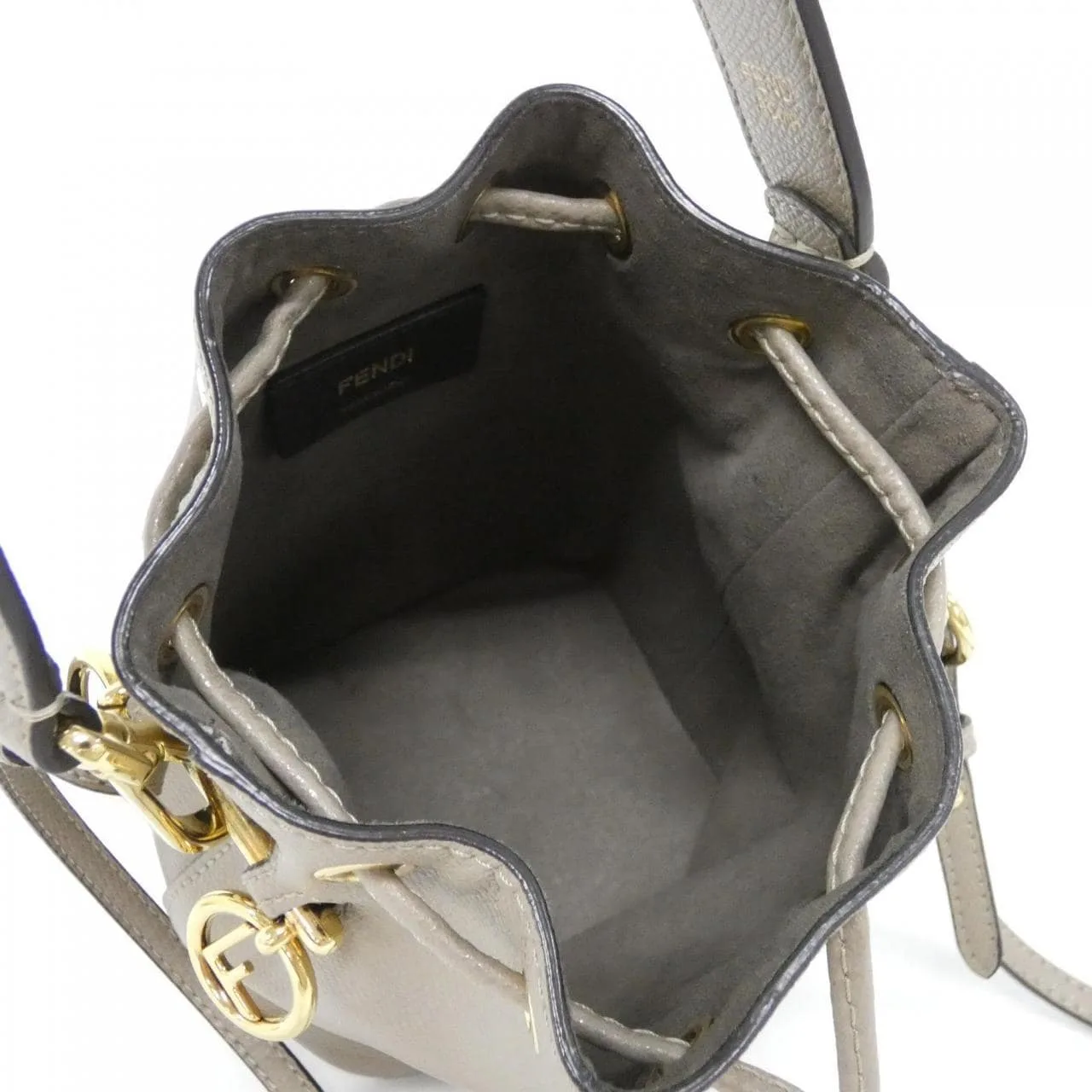 FENDI 8BS010 A18B Handbag 黑色 中古品A - 縮圖 6