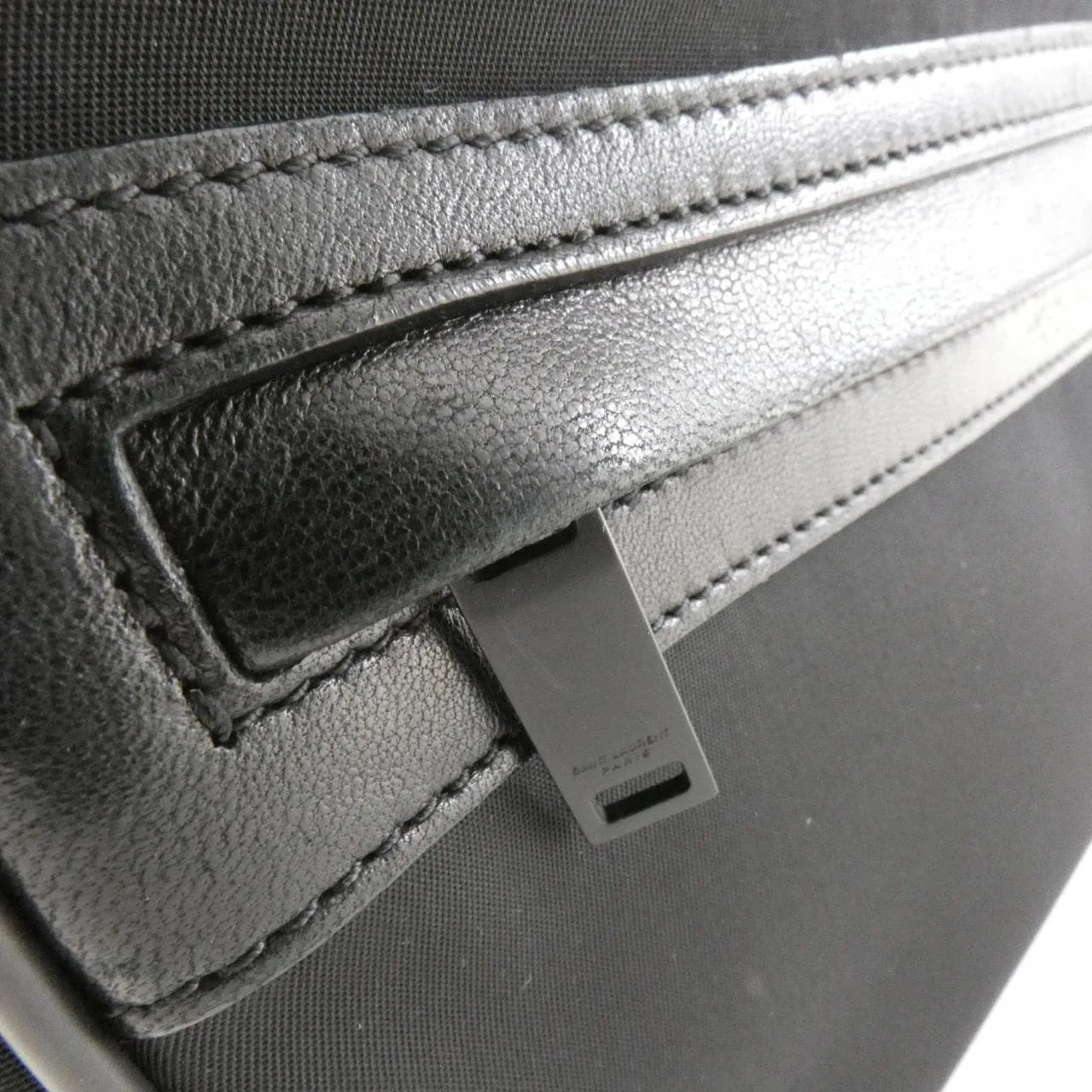 SAINT LAURENT 644276 FAACA Shoulder Nylon 黑色 尼龍 中古品B - 縮圖 4