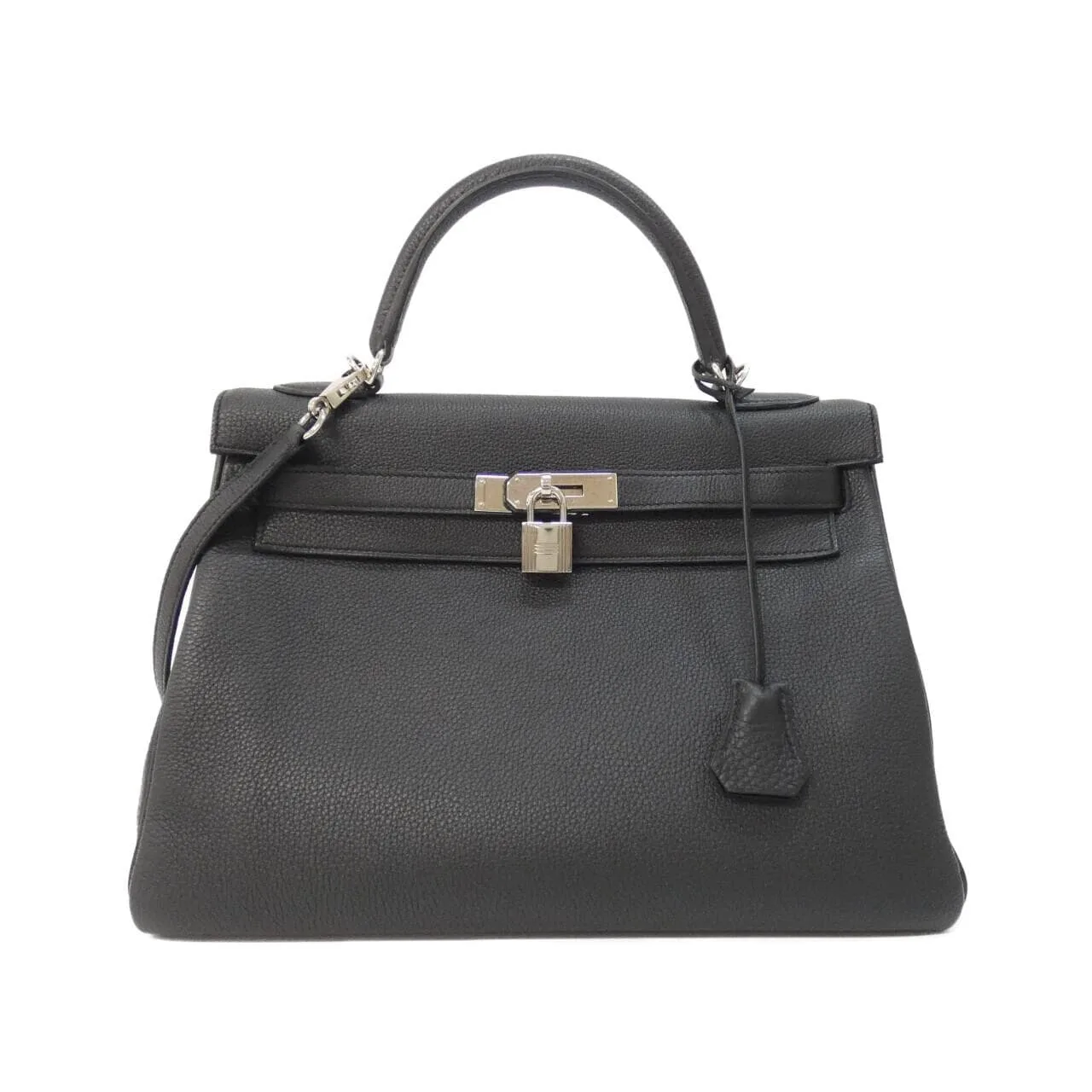 HERMES Kelly 028747CK Handbag Togo