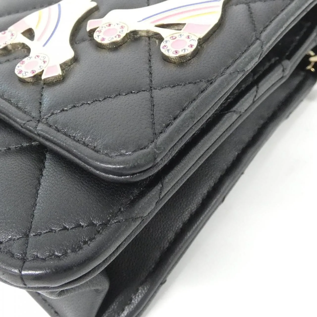 CHANEL Wallet on Chain AP0250 銀包 羊皮 4