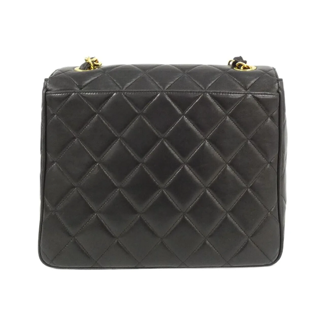 CHANEL Shoulder Lambskin 黑色 羊皮 中古品A - 縮圖 2