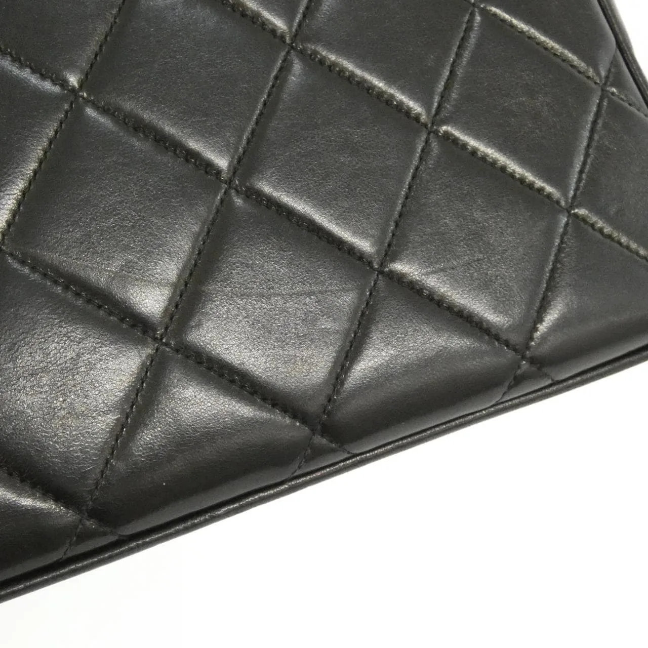 CHANEL Shoulder Lambskin 黑色 羊皮 中古品A - 縮圖 6