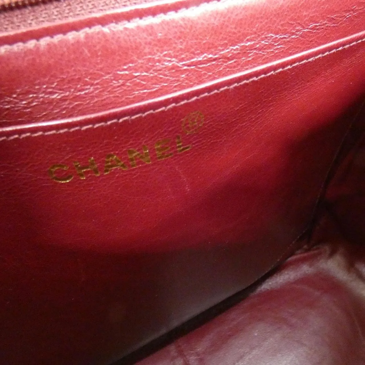 CHANEL Shoulder Lambskin 黑色 羊皮 中古品A - 縮圖 10