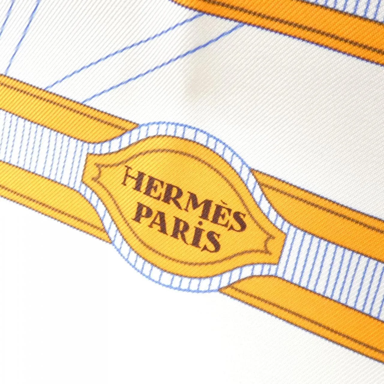 HERMES Scarf Black Rank A - Thumbnail 2