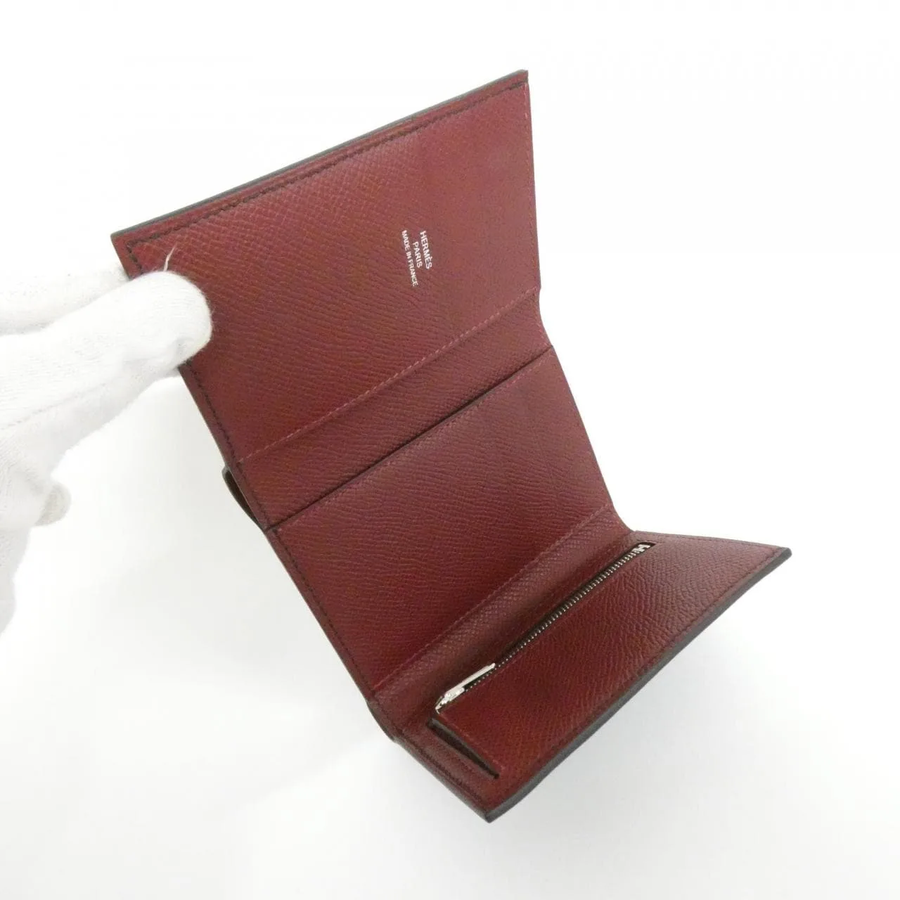 HERMES 082983CK 銀包 Epsom 4