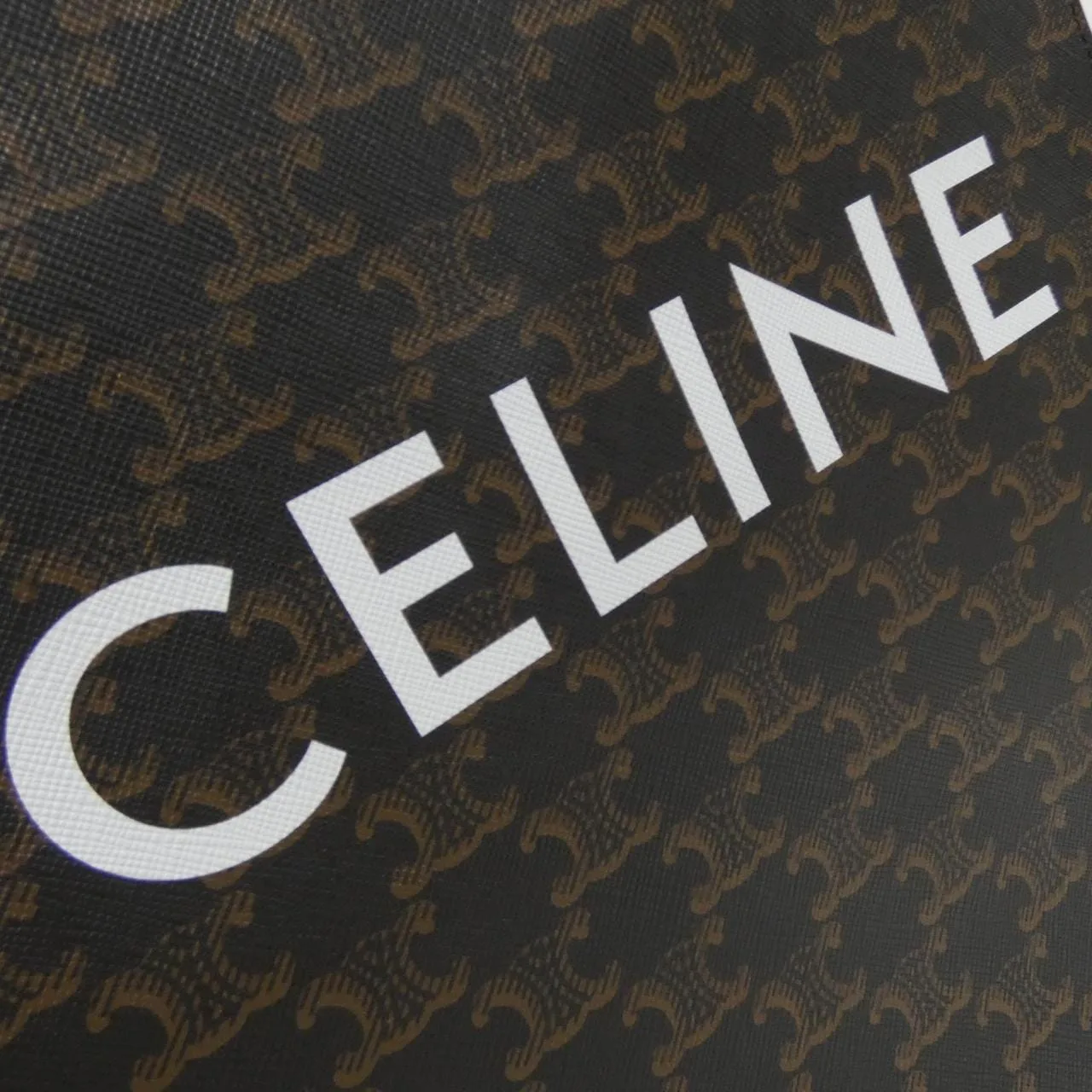 CELINE Cabas 191542BZK Handbag Canvas Black Canvas Rank A - Thumbnail 4