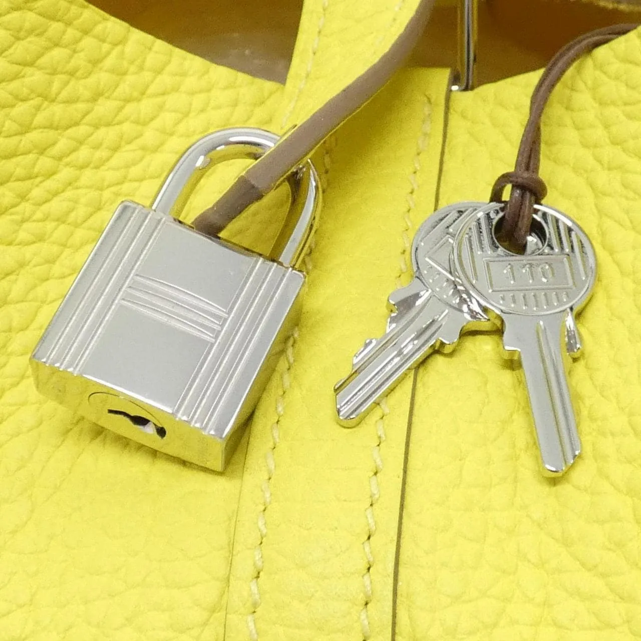 HERMES Picotin 056289CK Handbag Clemence 3