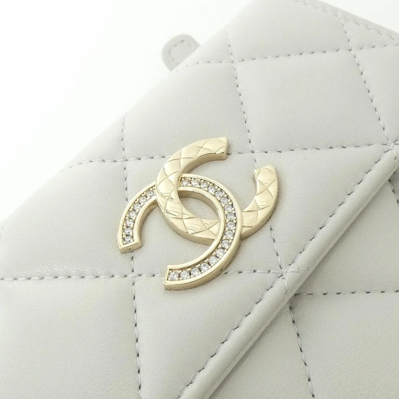 CHANEL 銀包 羊皮 4
