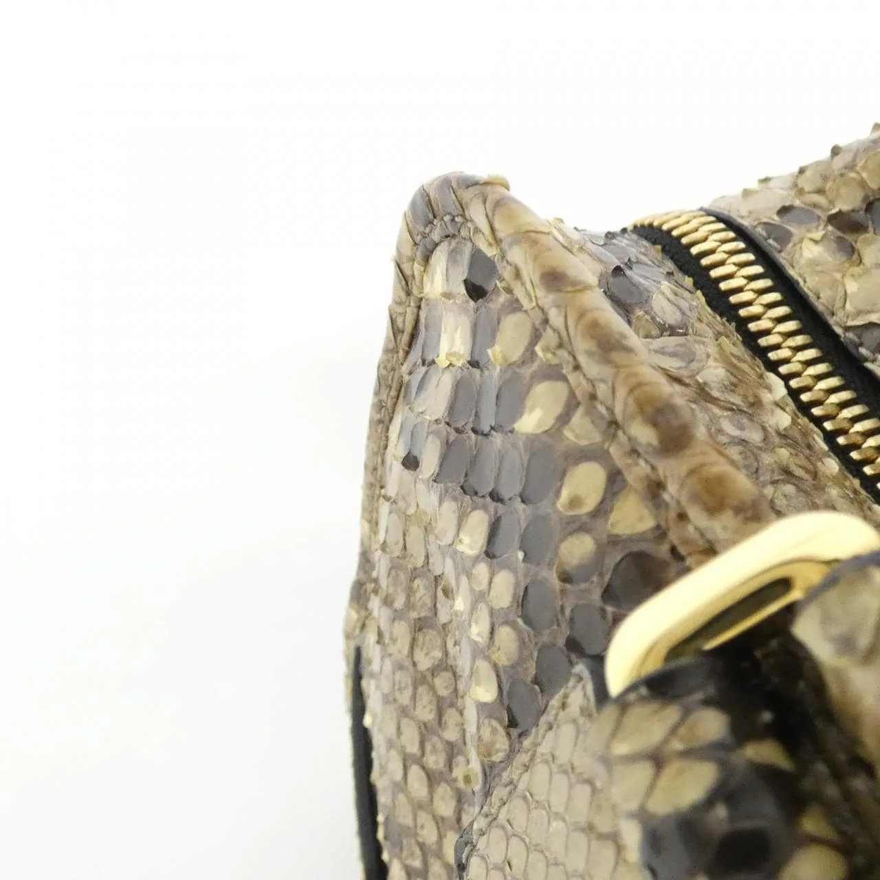 LOEWE Amazona Handbag Python Black Python Rank A - Thumbnail 5