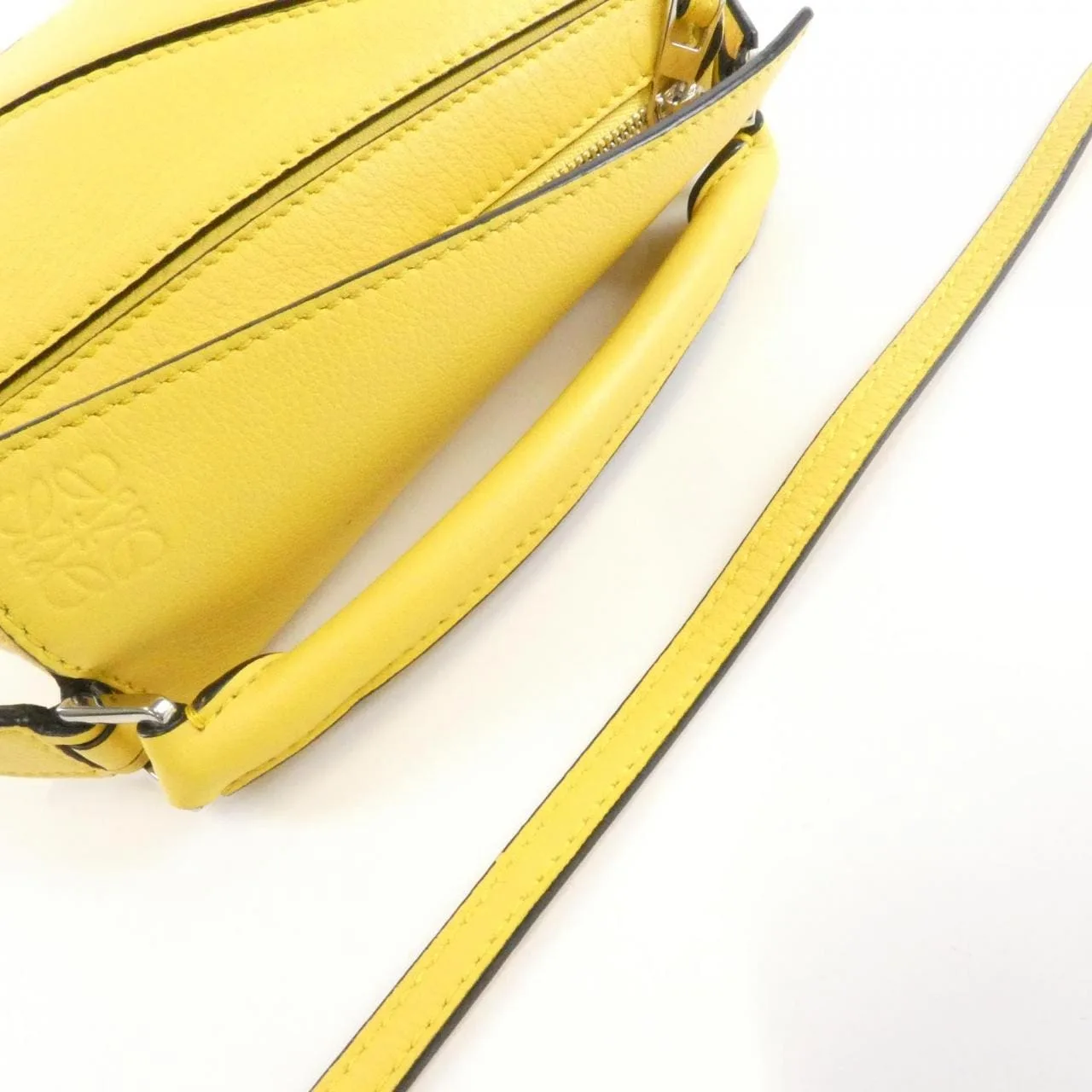 LOEWE Puzzle 322 30 U95 Handbag Black Rank A - Thumbnail 6