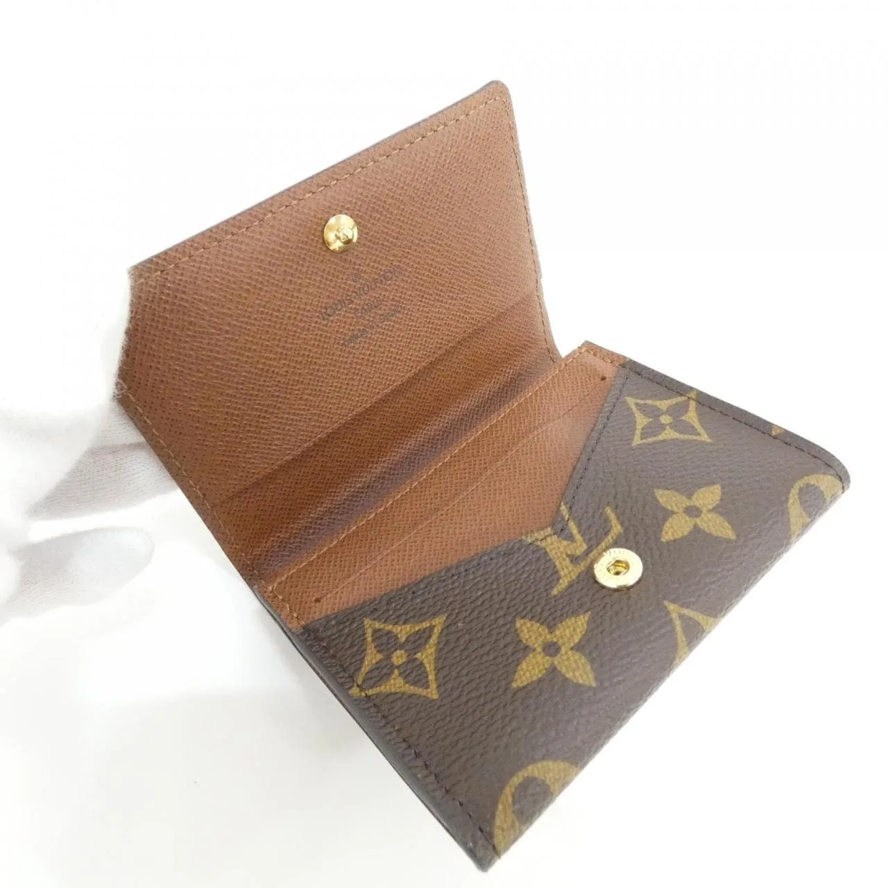 LOUIS VUITTON M63801 Card Case Monogram Black Monogram Rank A - Thumbnail 5