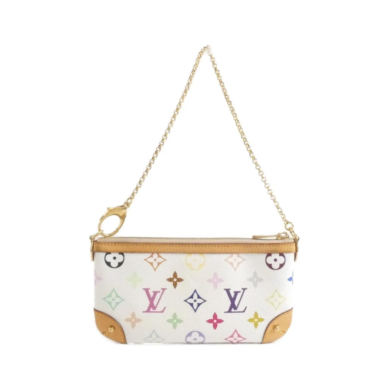 LOUIS VUITTON Pochette M60096 小斜揹包 帆布 2