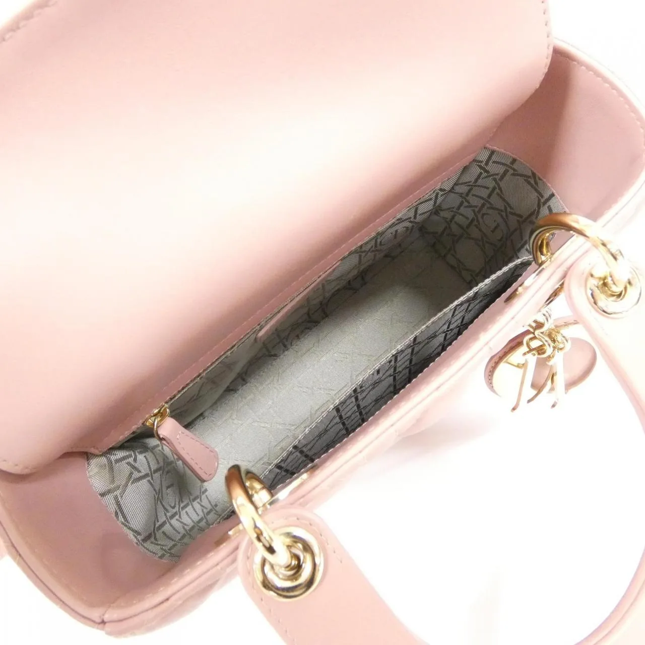 DIOR Lady Dior M0538OCAL Handbag Lambskin Black Lambskin - Thumbnail 10