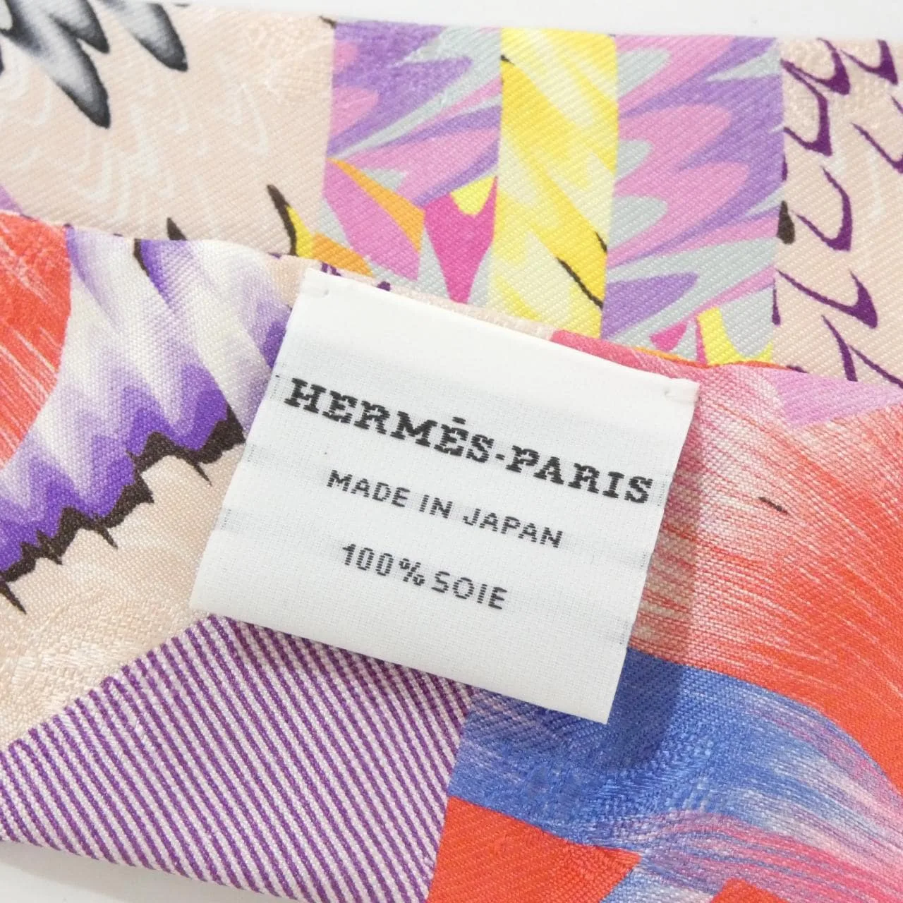HERMES 063889S Scarf 黑色 中古品A - 縮圖 4