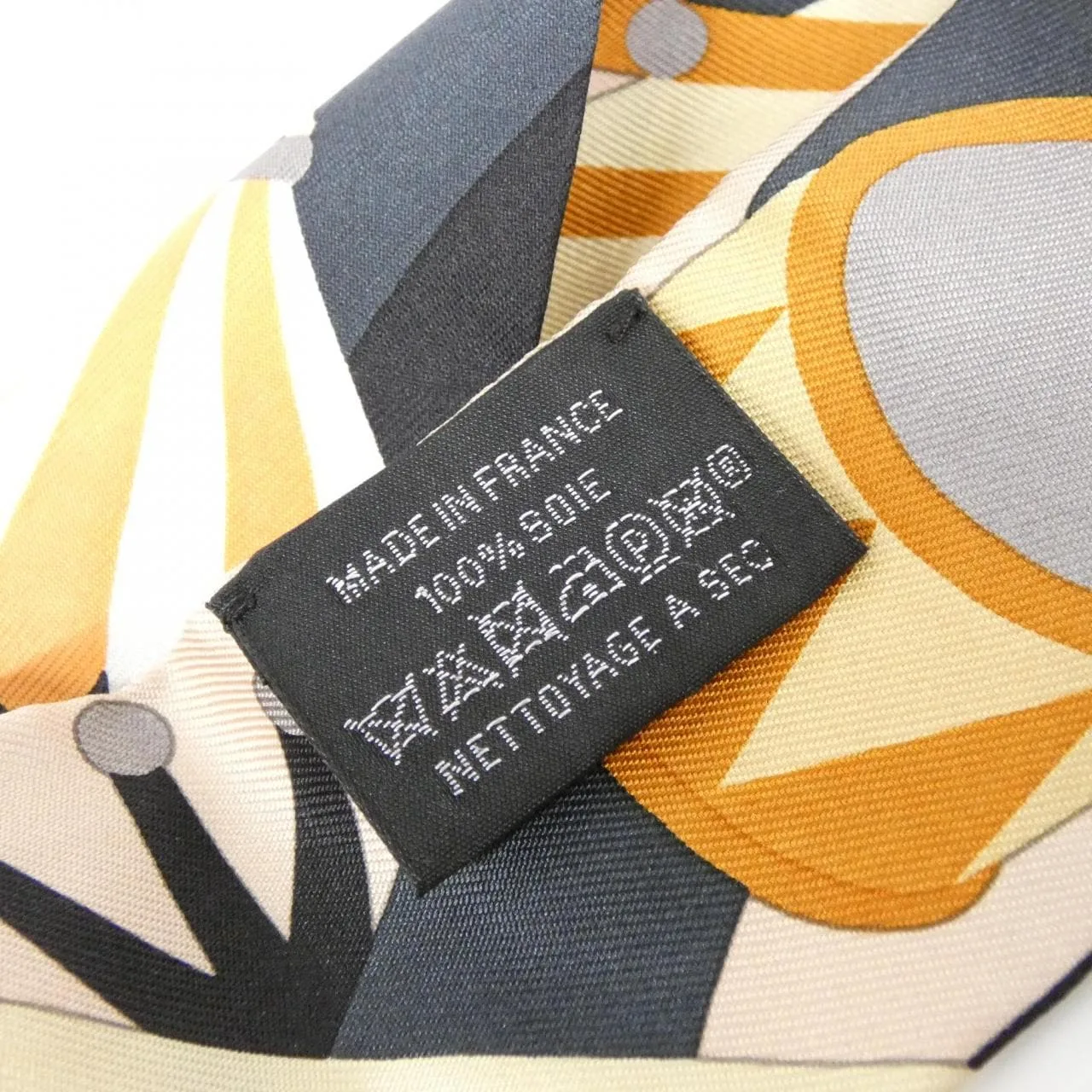 HERMES 064006S Scarf Black Rank A - Thumbnail 3