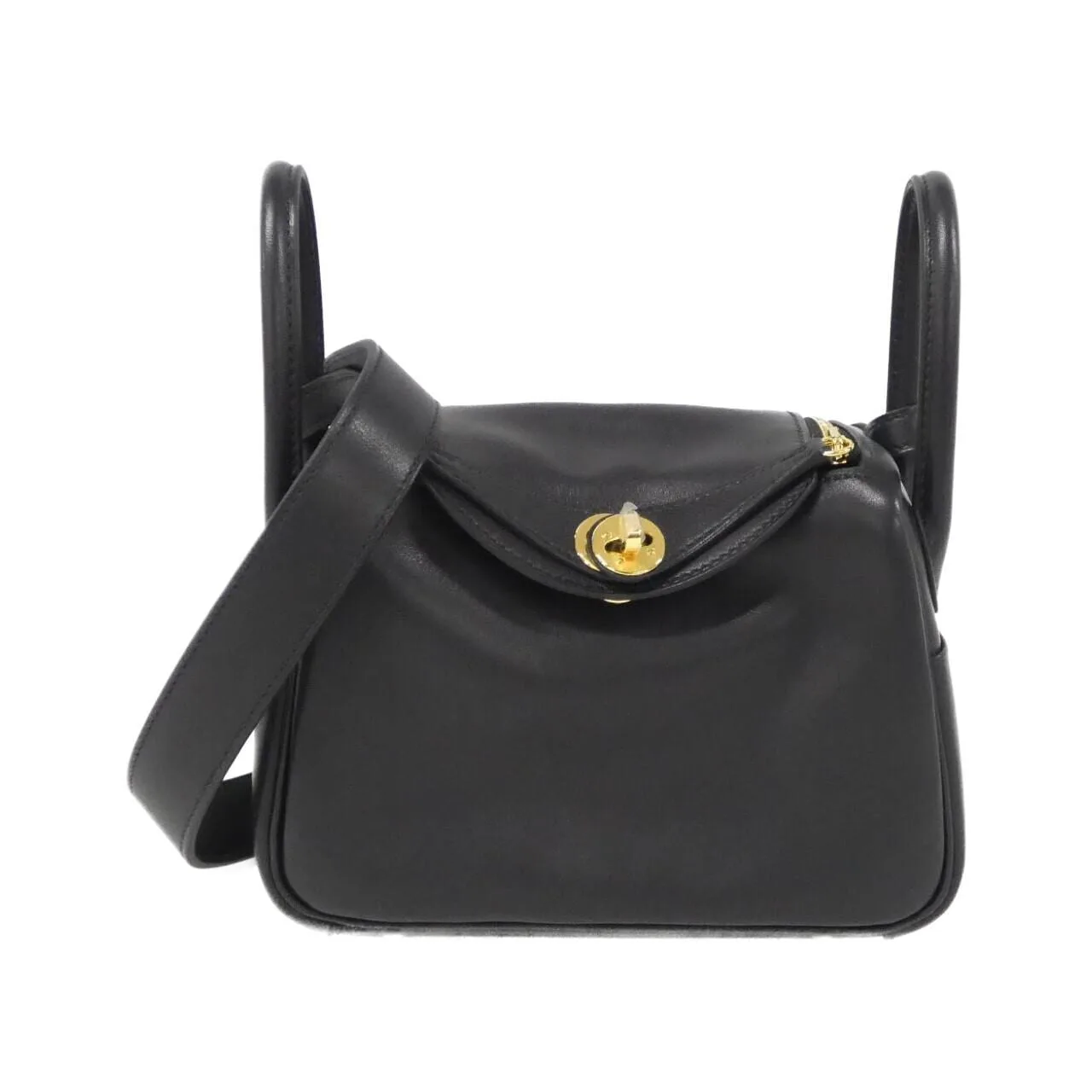 HERMES Lindy 085959CC Shoulder Black