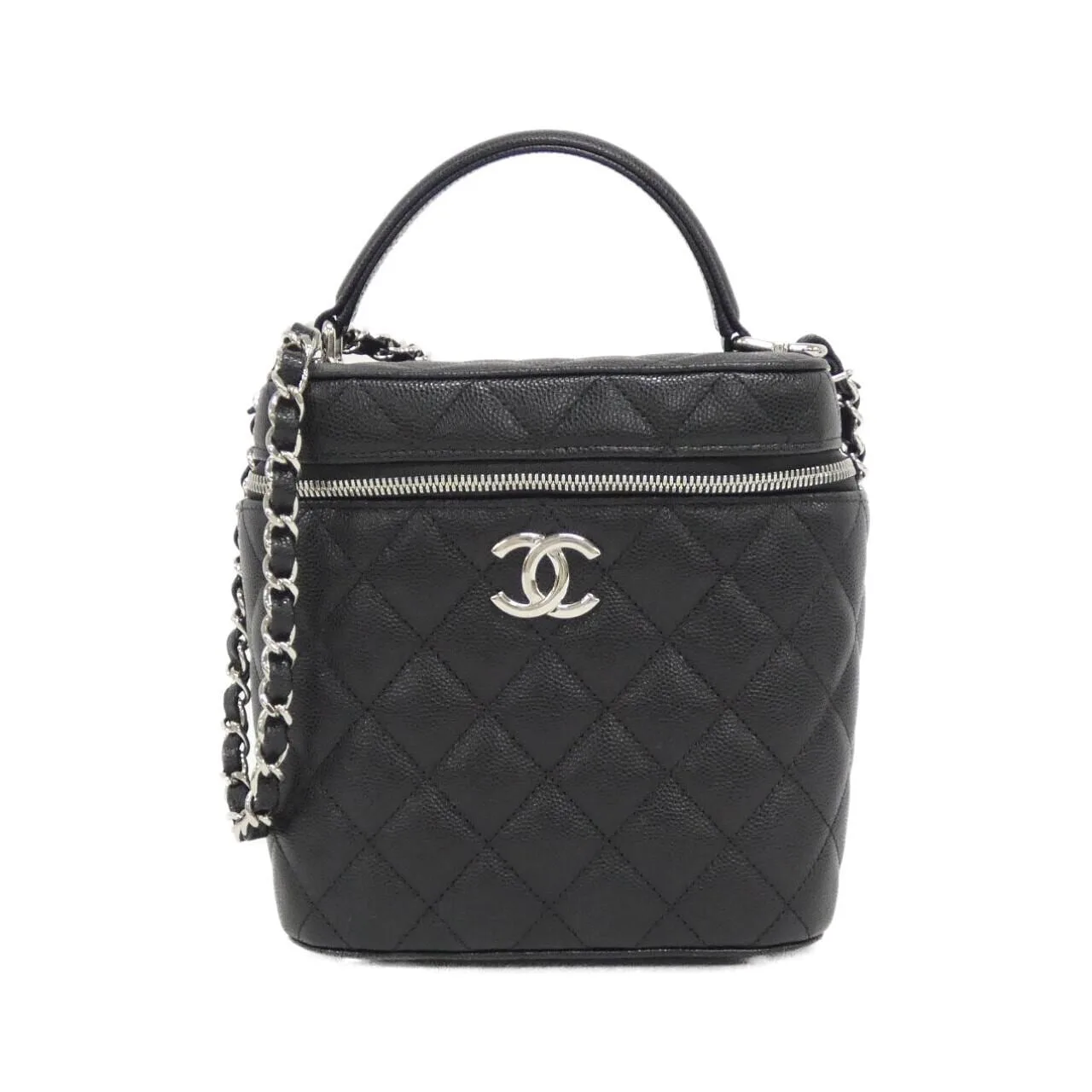 CHANEL AS2362 Shoulder Grained Calfskin
