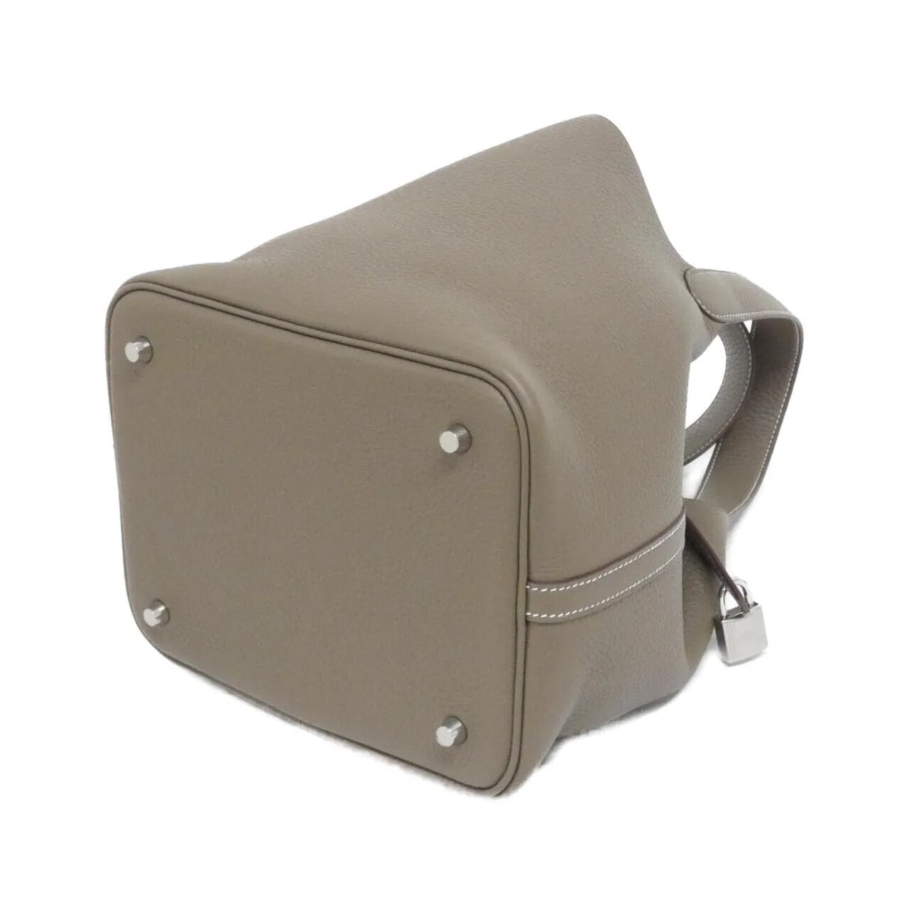 HERMES Picotin 060991CK Handbag Clemence