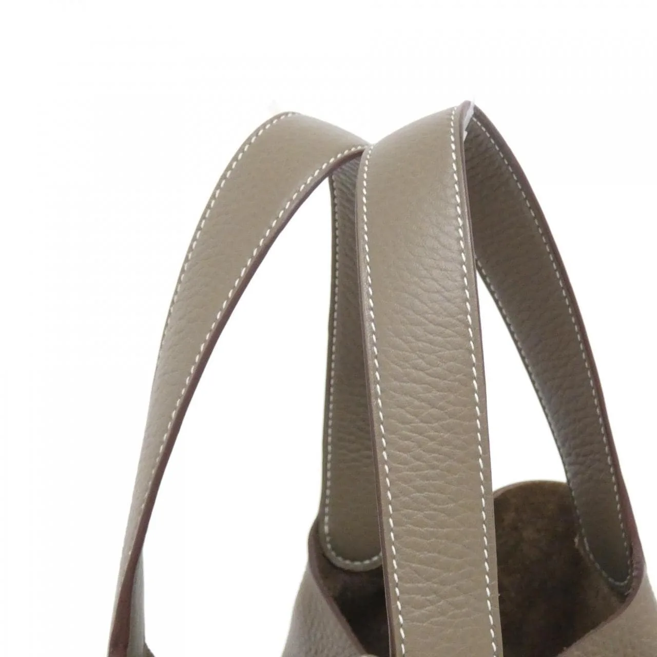 HERMES Picotin 060991CK Handbag Clemence 3