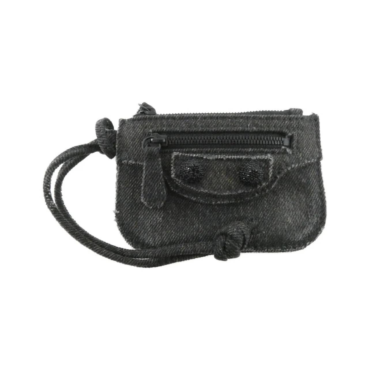 BALENCIAGA Le Cagole 776769 2AAB9 散紙包 牛仔布