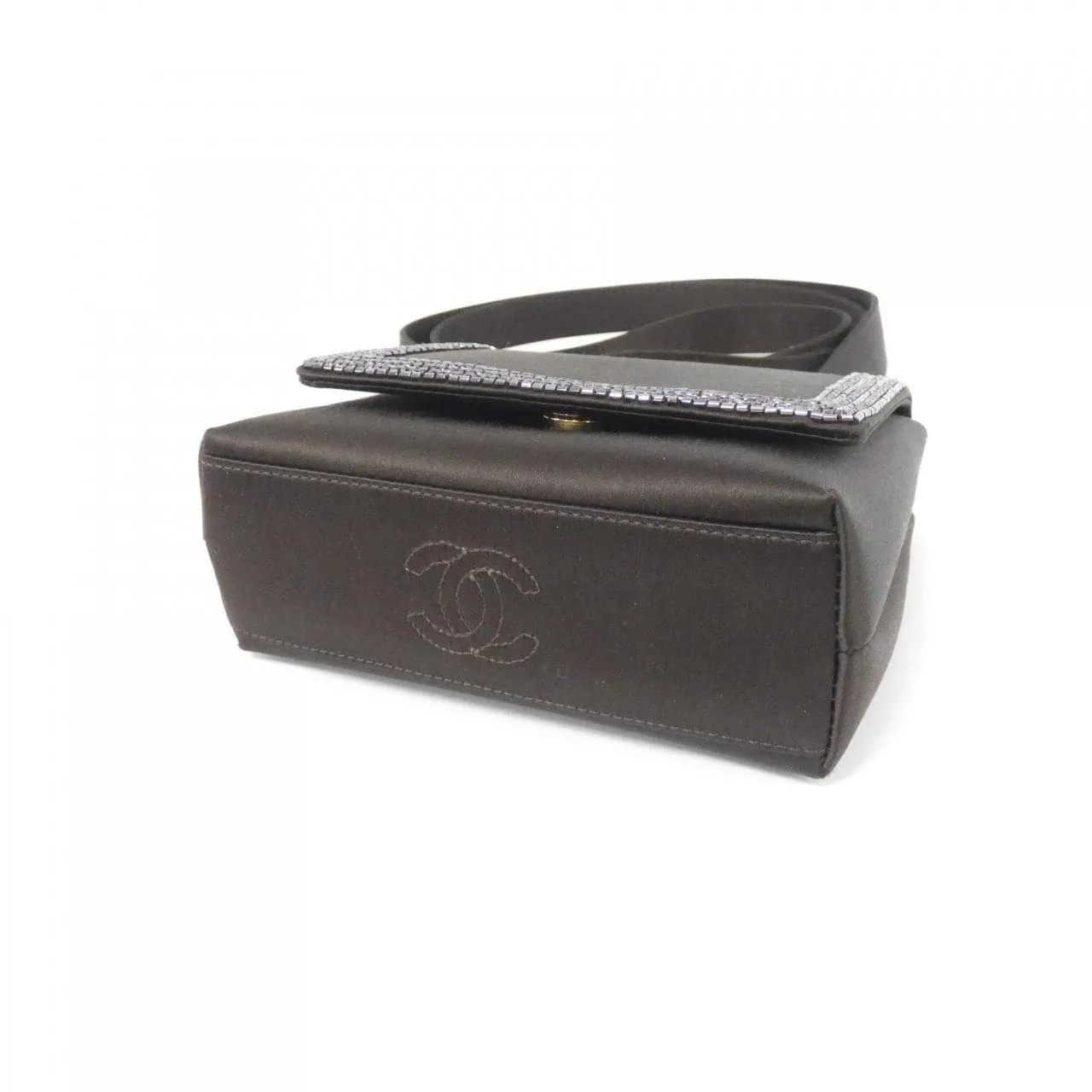 CHANEL Shoulder Satin 3