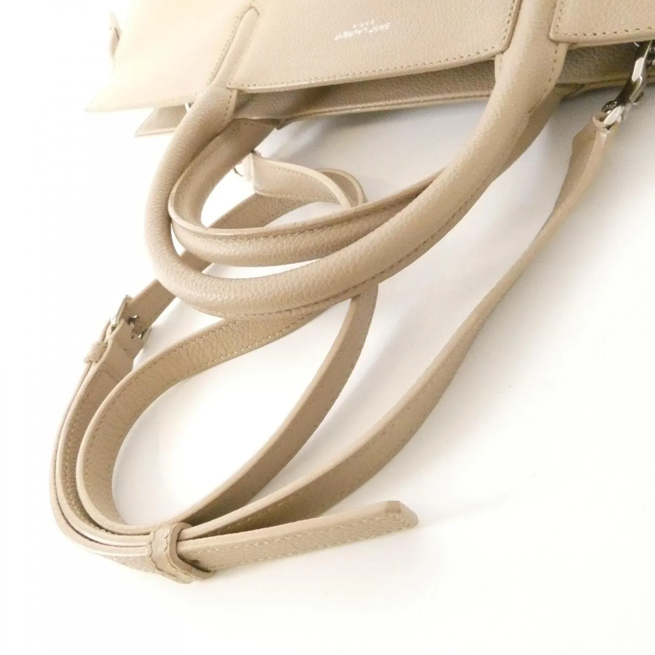 SAINT LAURENT Loulou 620667 Handbag Beige - Thumbnail 7