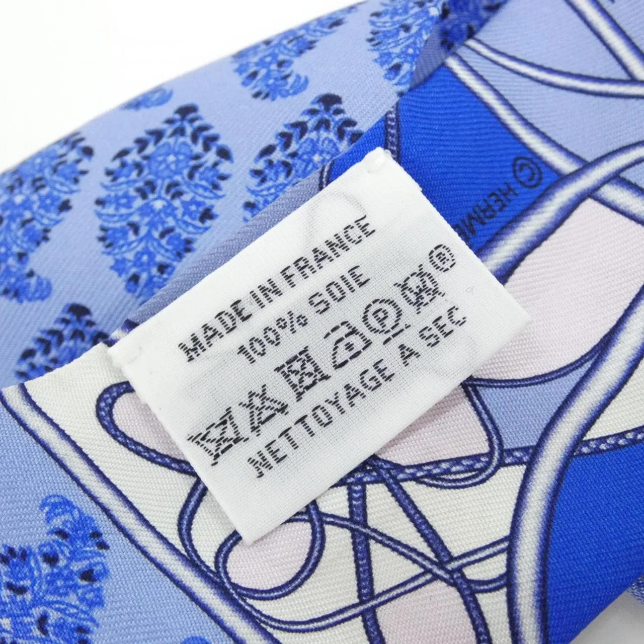 HERMES 063101S Scarf Black Rank A - Thumbnail 4