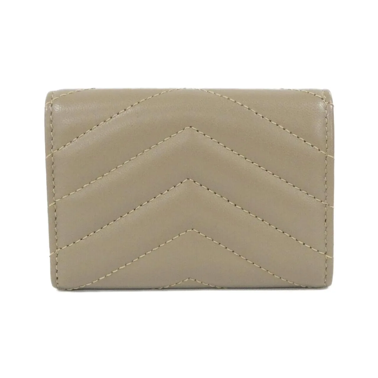 SAINT LAURENT 668274 AAA44 Wallet Lambskin 黑色 羊皮 中古品A - 縮圖 2