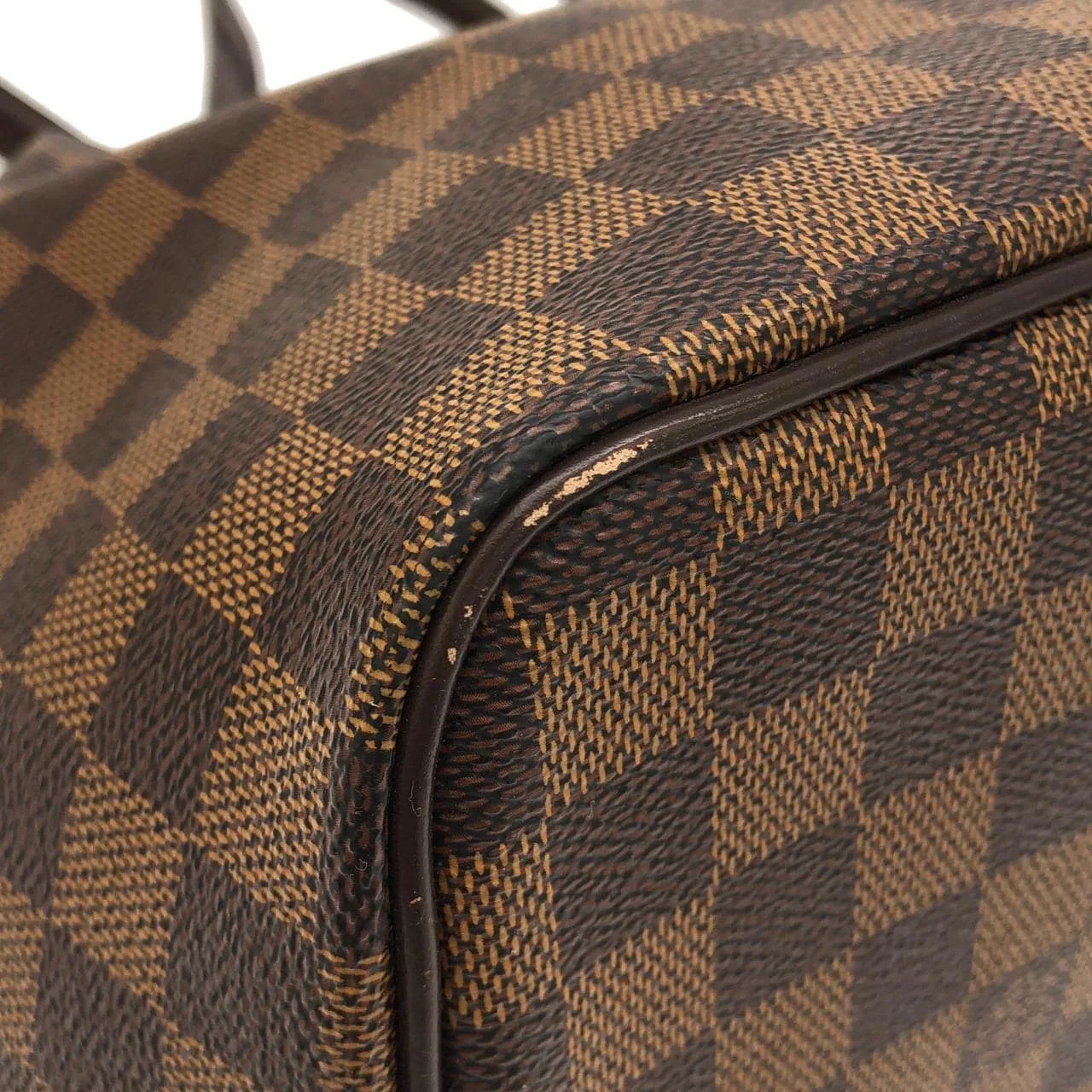 LOUIS VUITTON N41103 Handbag Damier 黑色 Damier 中古品A - 縮圖 3