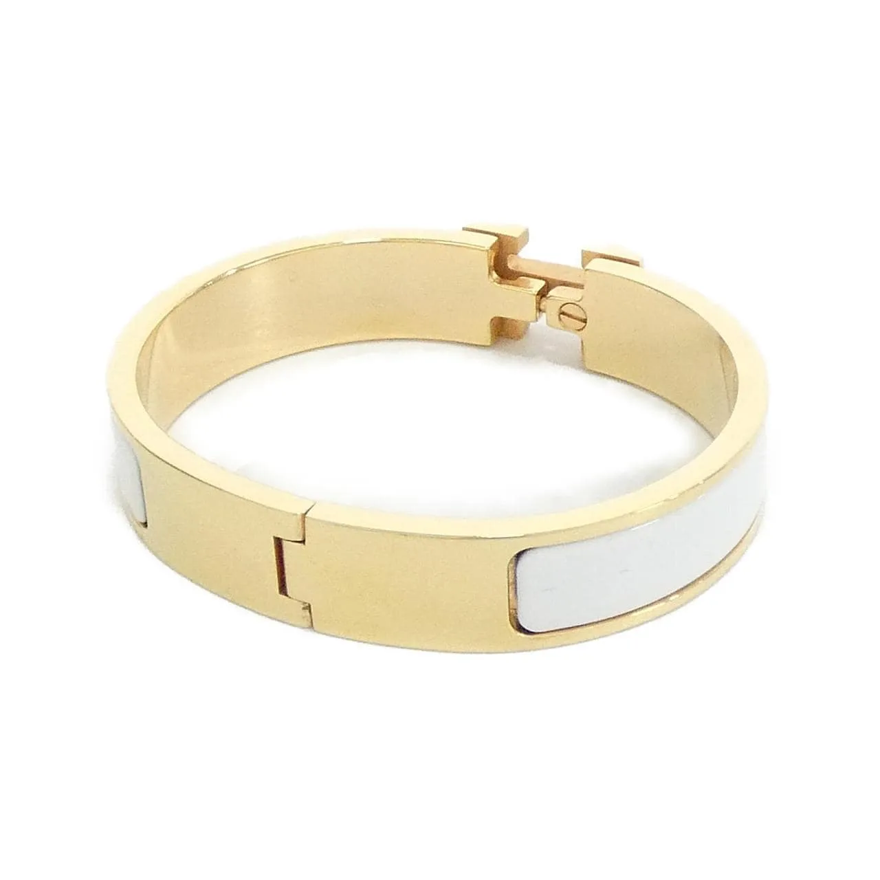 HERMES 700001FO Accessories White Rank A - Thumbnail 2