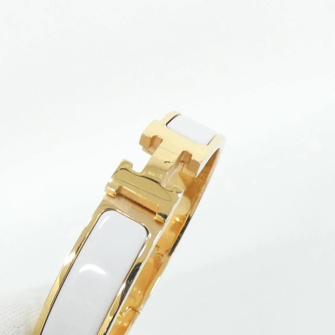 HERMES 700001FO Accessories White Rank A - Thumbnail 5