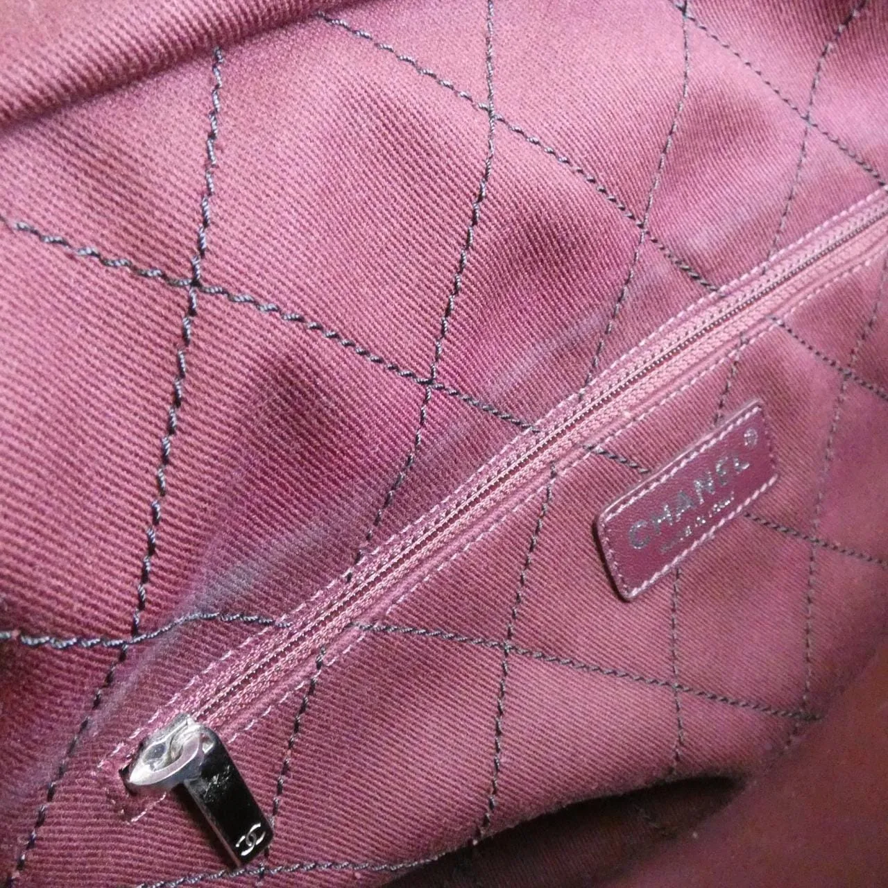 CHANEL 92754 手提包 荔枝紋牛皮 黑色 荔枝紋牛皮 中古品B - 縮圖 7