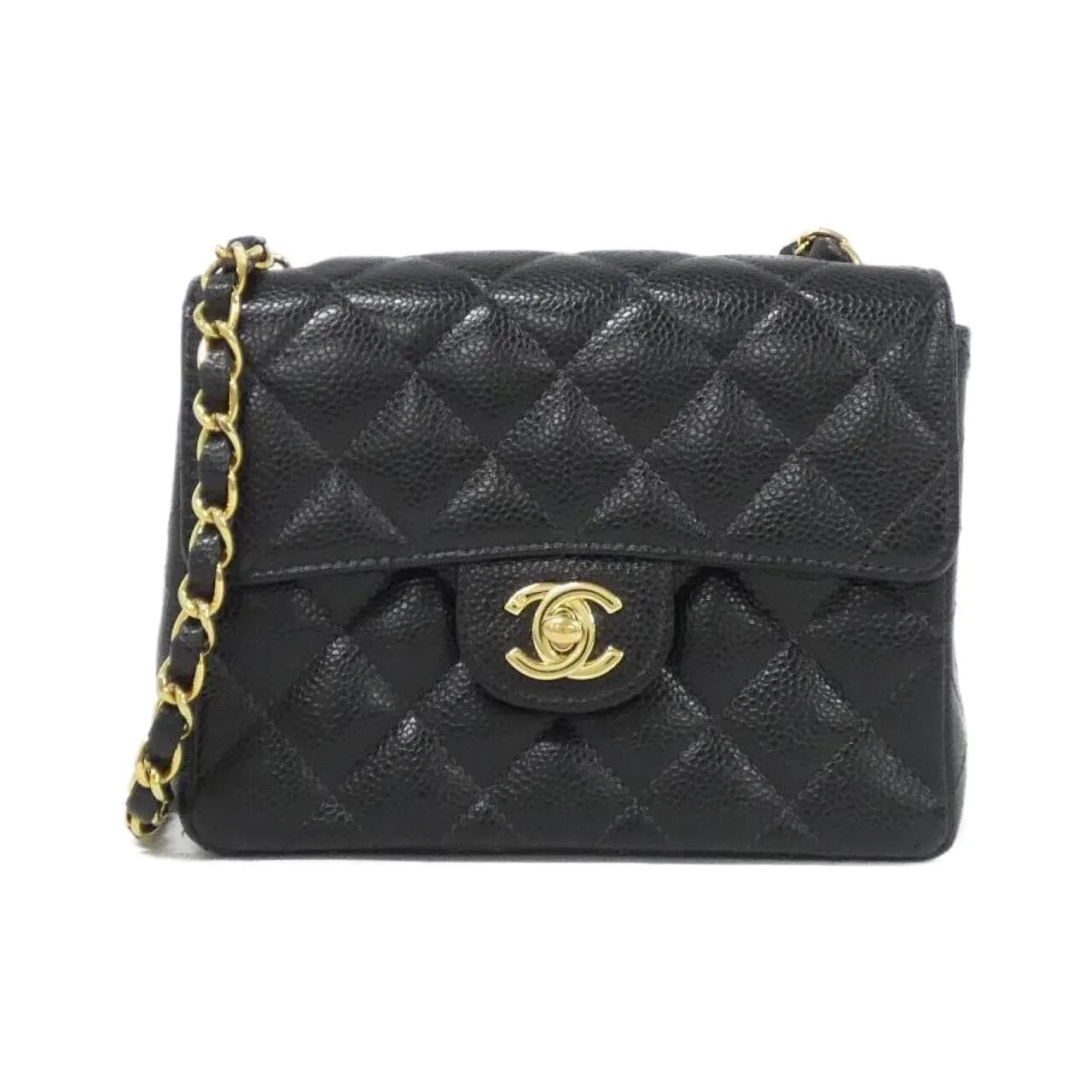 CHANEL Matelasse 1115 Shoulder Grained Calfskin