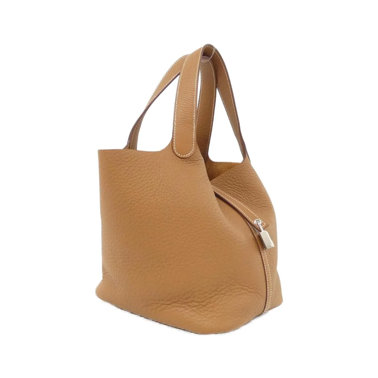 HERMES Picotin 060991CK Handbag Clemence