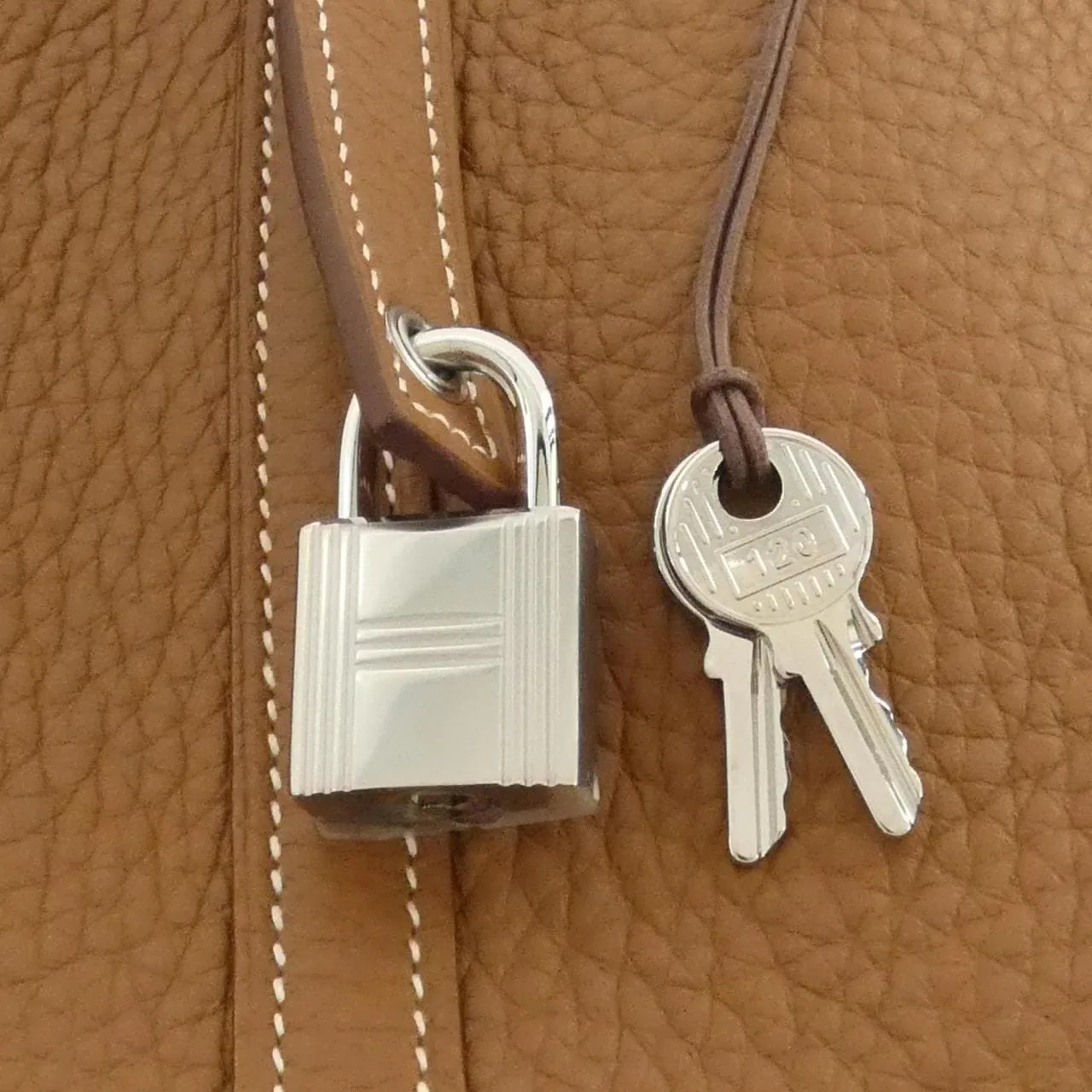 HERMES Picotin 060991CK Handbag Clemence 3