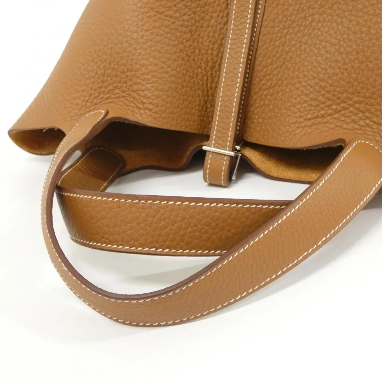 HERMES Picotin 060991CK Handbag Clemence 5