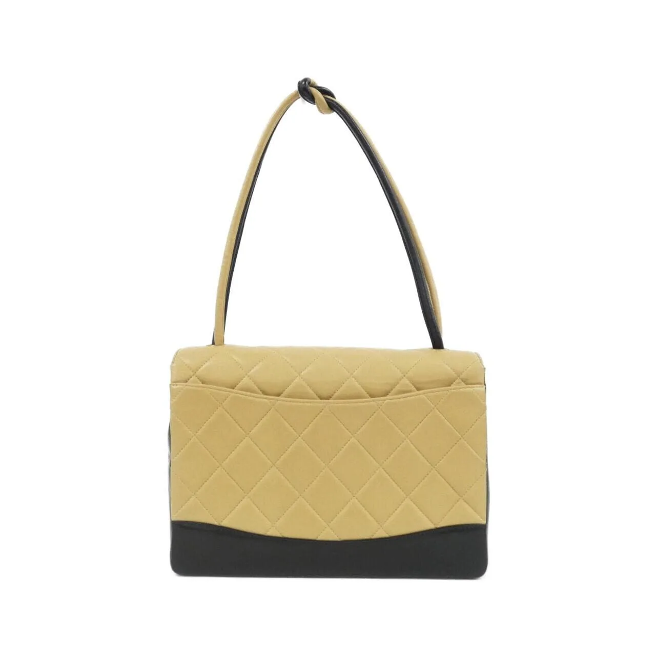 CHANEL Shoulder Lambskin Black Lambskin Rank A - Thumbnail 2