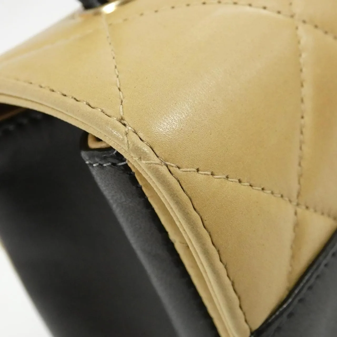 CHANEL Shoulder Lambskin Black Lambskin Rank A - Thumbnail 5