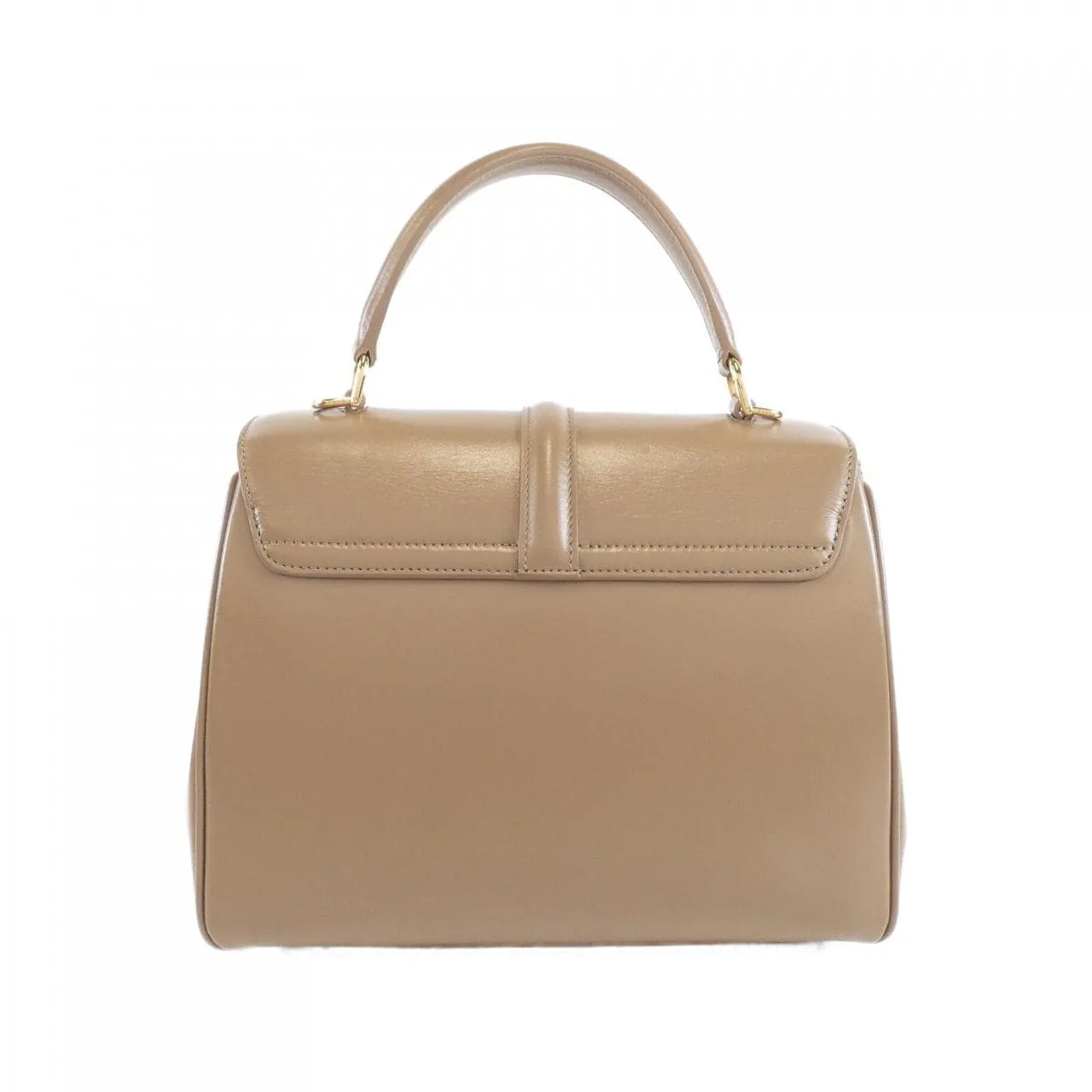 CELINE 16 188003BEY Handbag Leather Black Leather Rank A - Thumbnail 2