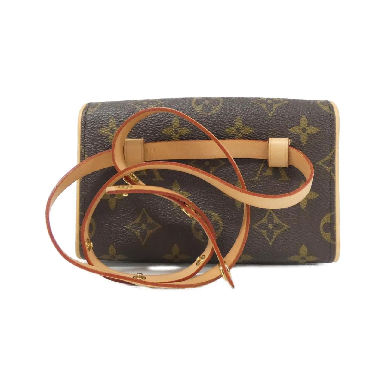 LOUIS VUITTON Pochette M51855+M67303 Belt Monogram 2