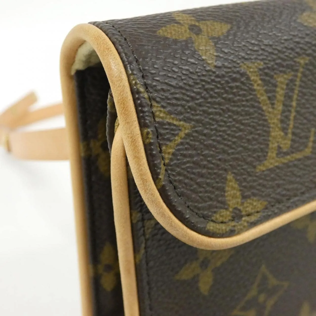 LOUIS VUITTON Pochette M51855+M67303 Belt Monogram 5